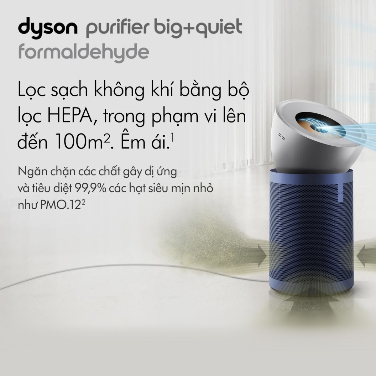 Máy lọc không khí Dyson Purifier Big Quiet Formaldehyde BP03 — ảnh 2