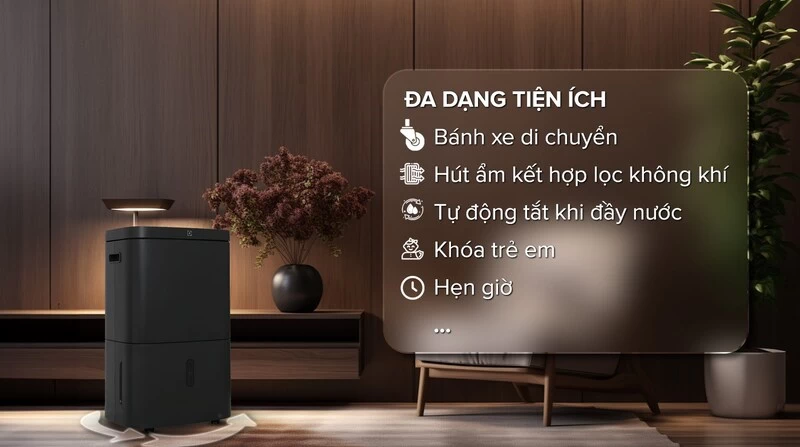 Thương hiệu Electrolux.
