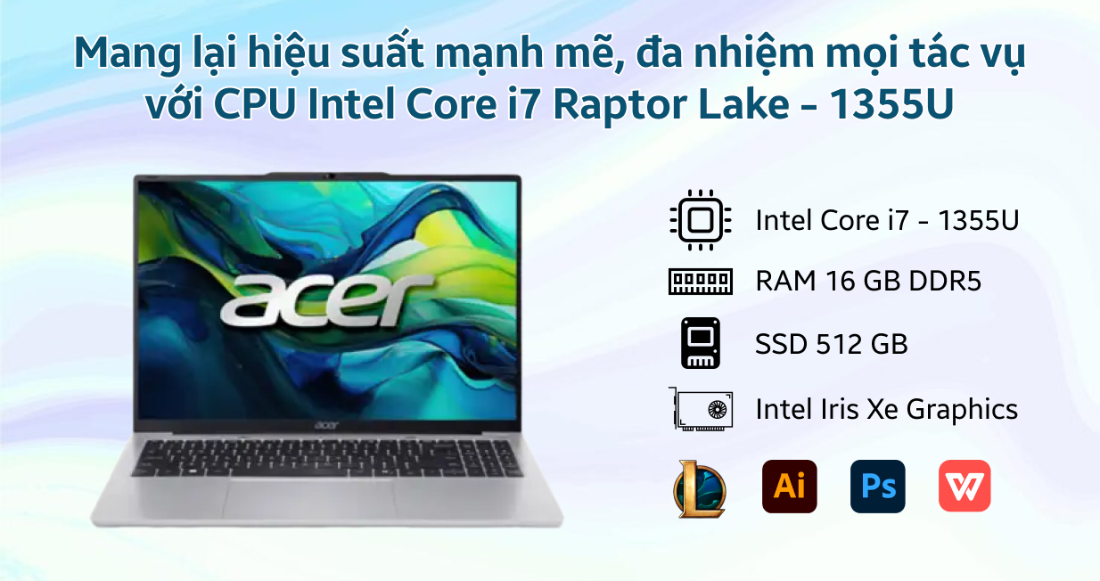 Acer Aspire Lite 16 GEN 2 AL16-52P-76DU — ảnh 3