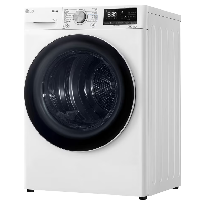 Máy sấy bơm nhiệt LG DUAL Inverter 10.5 kg DVHP50W — ảnh 4