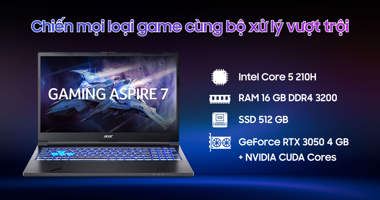 Acer Gaming Aspire 7 A715-59G-59RD — ảnh 3