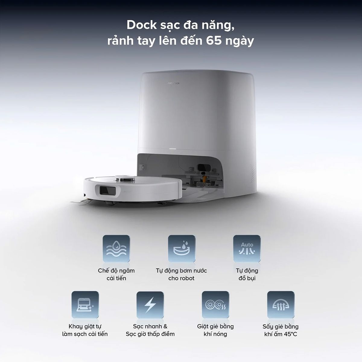Robot hút bụi lau nhà Roborock Qrevo 2 Pro — ảnh 9
