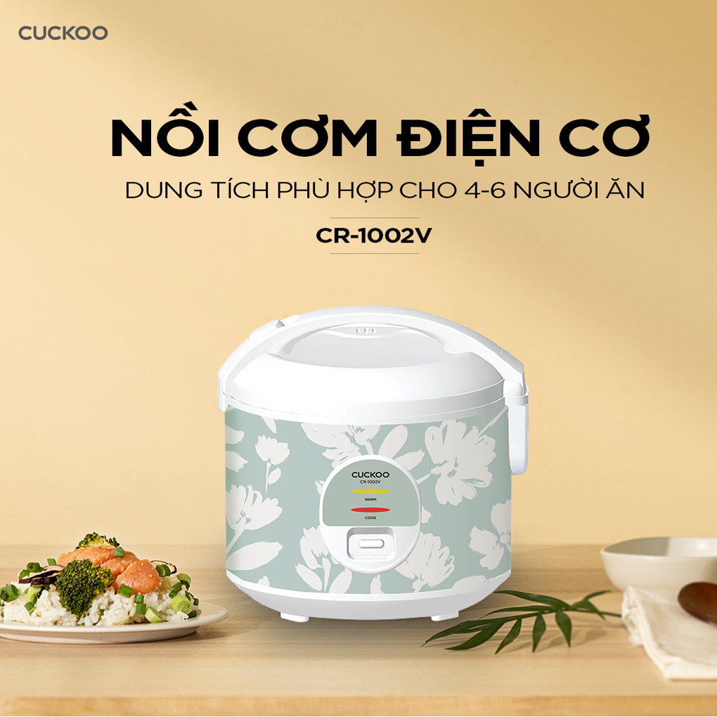 Nồi Cơm Điện CR-1002V/GRWHCRVNCKV 1.8 Lít — ảnh 4