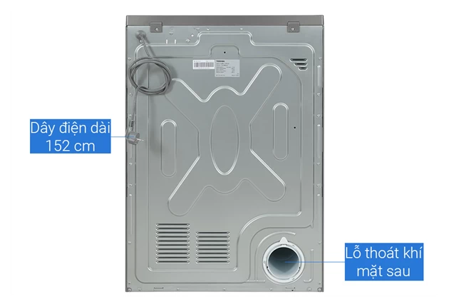 Máy sấy thông hơi 7 kg Toshiba TD-H80SEV(SK) — ảnh 7