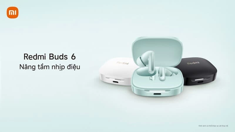 Redmi Buds 6 được Xiaomi thiết kế nhằm mang lại trải nghiệm âm thanh chất lượng cao trong phân khúc giá phải chăng