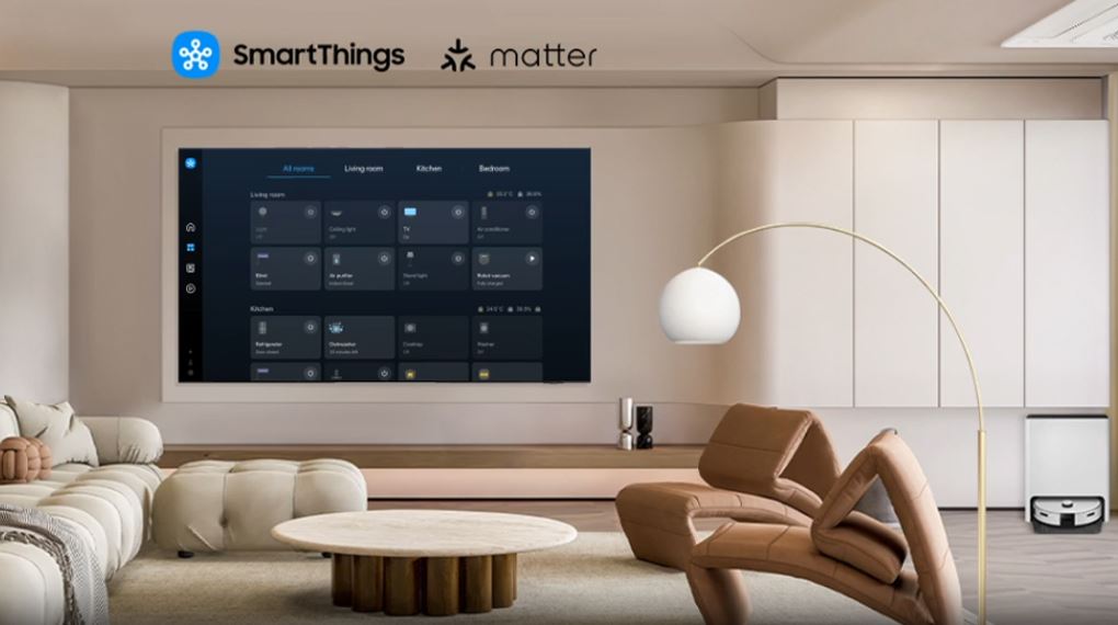 Smart Tivi QLED Samsung AI 4K 75 inch QA75Q7FA - SmartThings