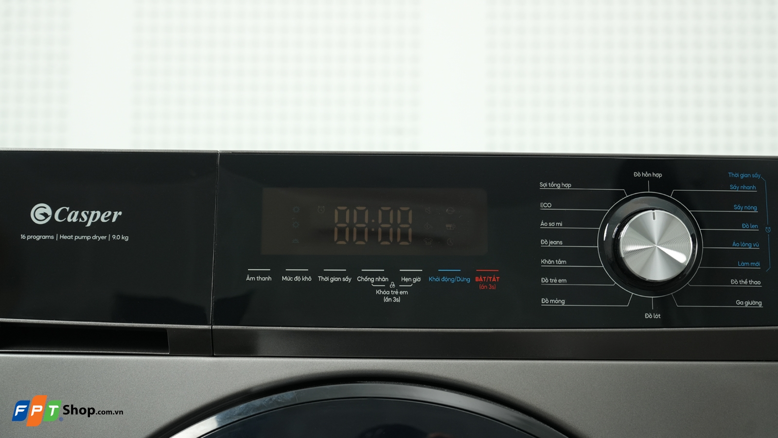 Máy sấy bơm nhiệt Casper 9 kg TD-P9HG1 — ảnh 10