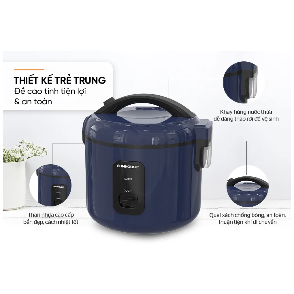 Nồi Cơm Điện SHD8213 1.2 Lít — ảnh 5