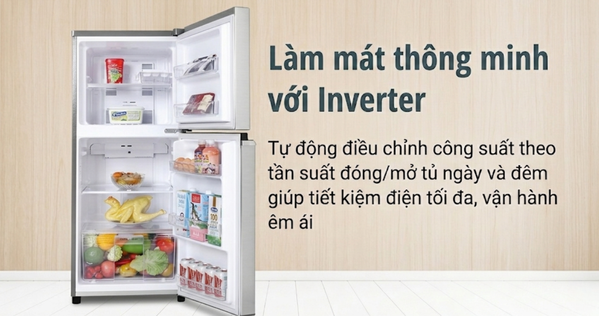 Tủ lạnh Panasonic 170L 2020 NR-BA190PPVN — ảnh 7