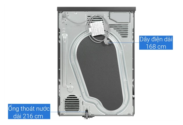 Máy sấy bơm nhiệt LG 10.5 kg DVHP50P — ảnh 10