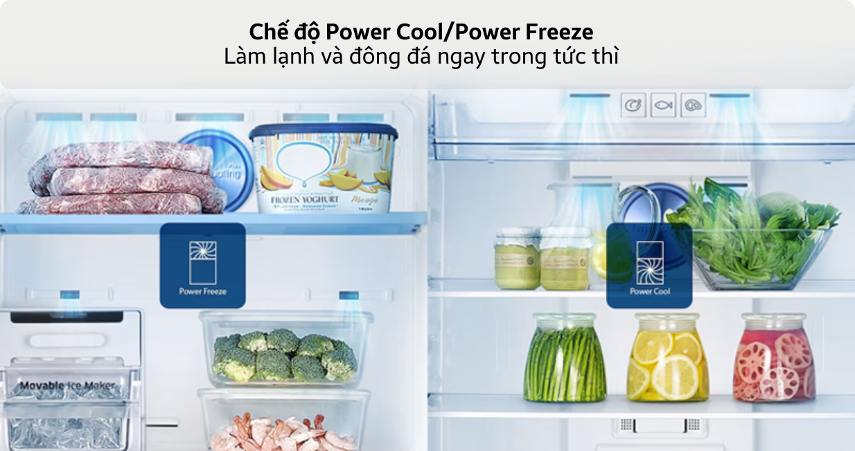 Tủ lạnh Samsung Multidoor 488 lít 2021 (RF48A4000B4/SV) — ảnh 4