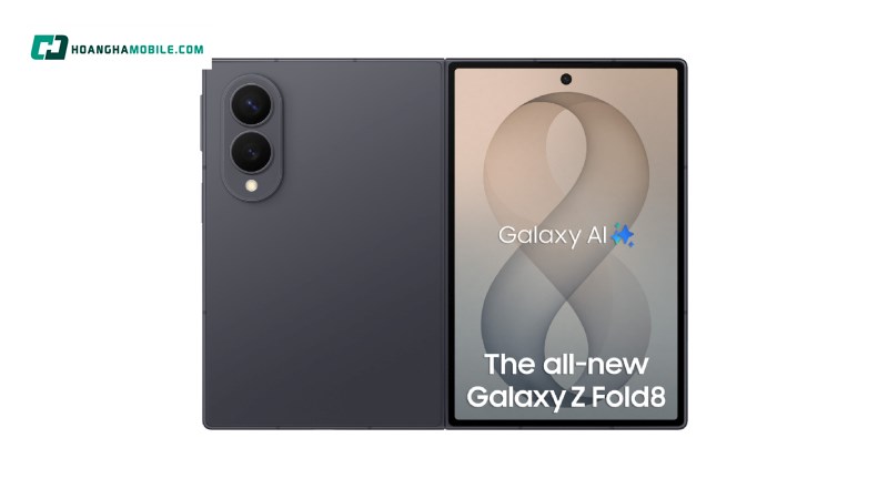Galaxy Z Fold8 12GB/512GB là chiếc điện thoại màn hình gập với thân máy mỏng nhẹ, hai màn hình sắc nét và cấu hình mạnh mẽ