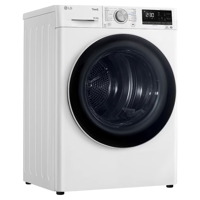 Máy sấy bơm nhiệt LG DUAL Inverter 10.5 kg DVHP50W — ảnh 3