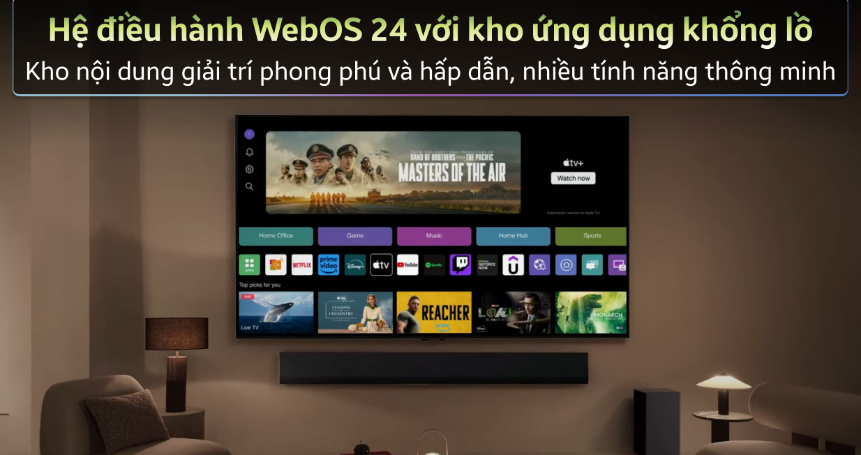 Smart Tivi LG UHD 4K 65 inch 2025 (65UA8450PSA) — ảnh 8