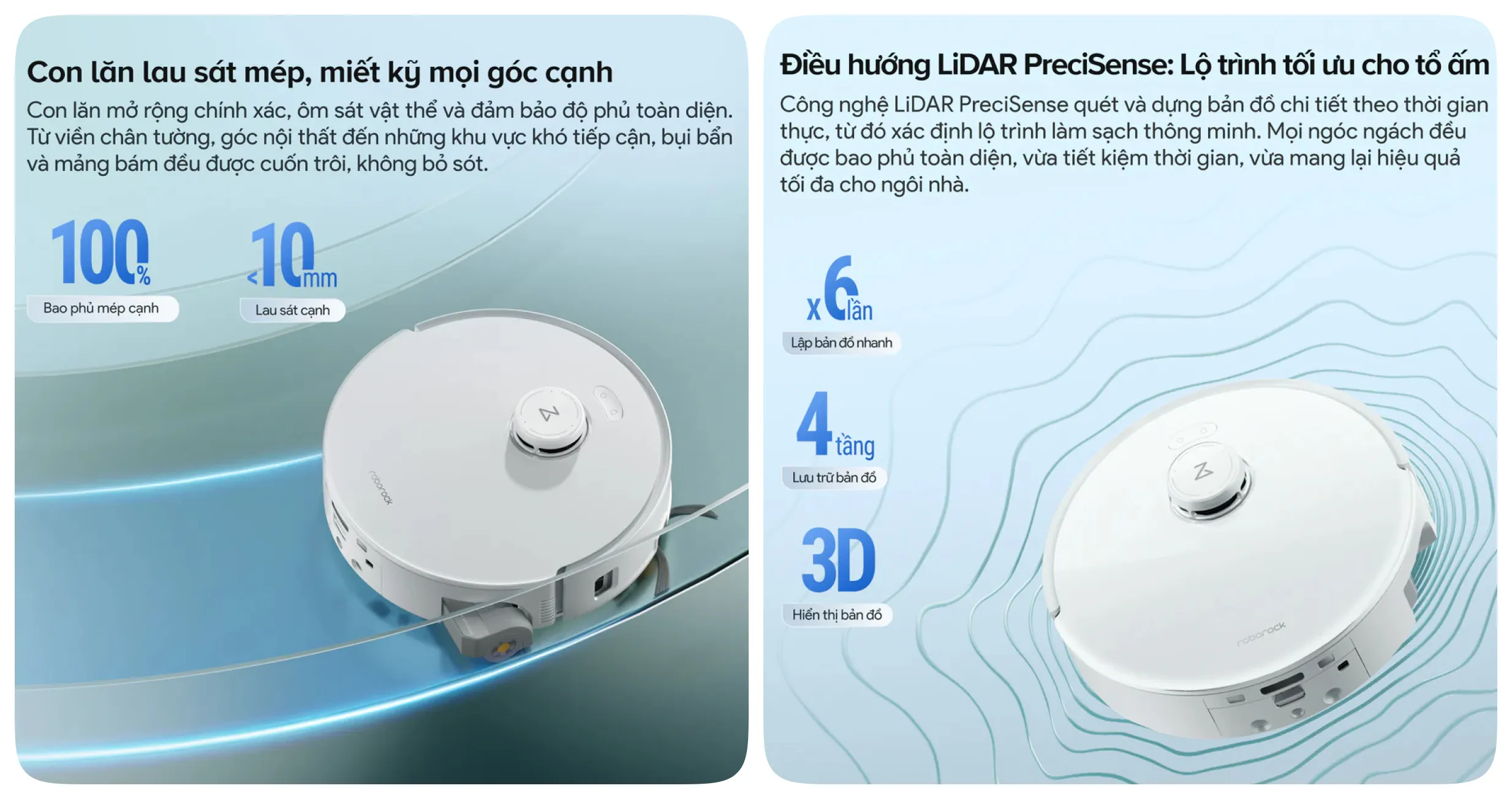 Robot hút bụi lau nhà Roborock Q Revo Curv 2 Flow — ảnh 4