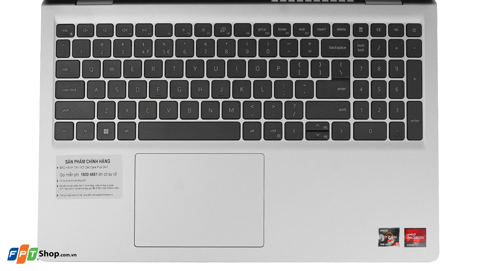 Dell 15 DC15250 i5-1334U/16GB/512GB/15.6" FHD/Win11/Office Home 2024/Microsoft 365 (CPH992) — ảnh 7