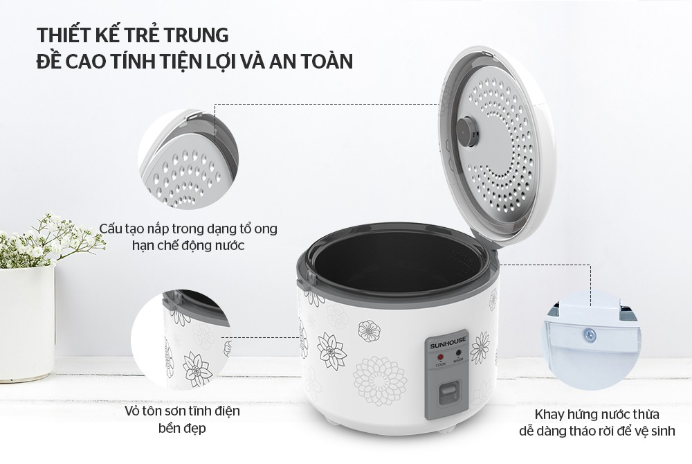 Nồi Cơm Điện SHD8603 1.8 Lít — ảnh 4