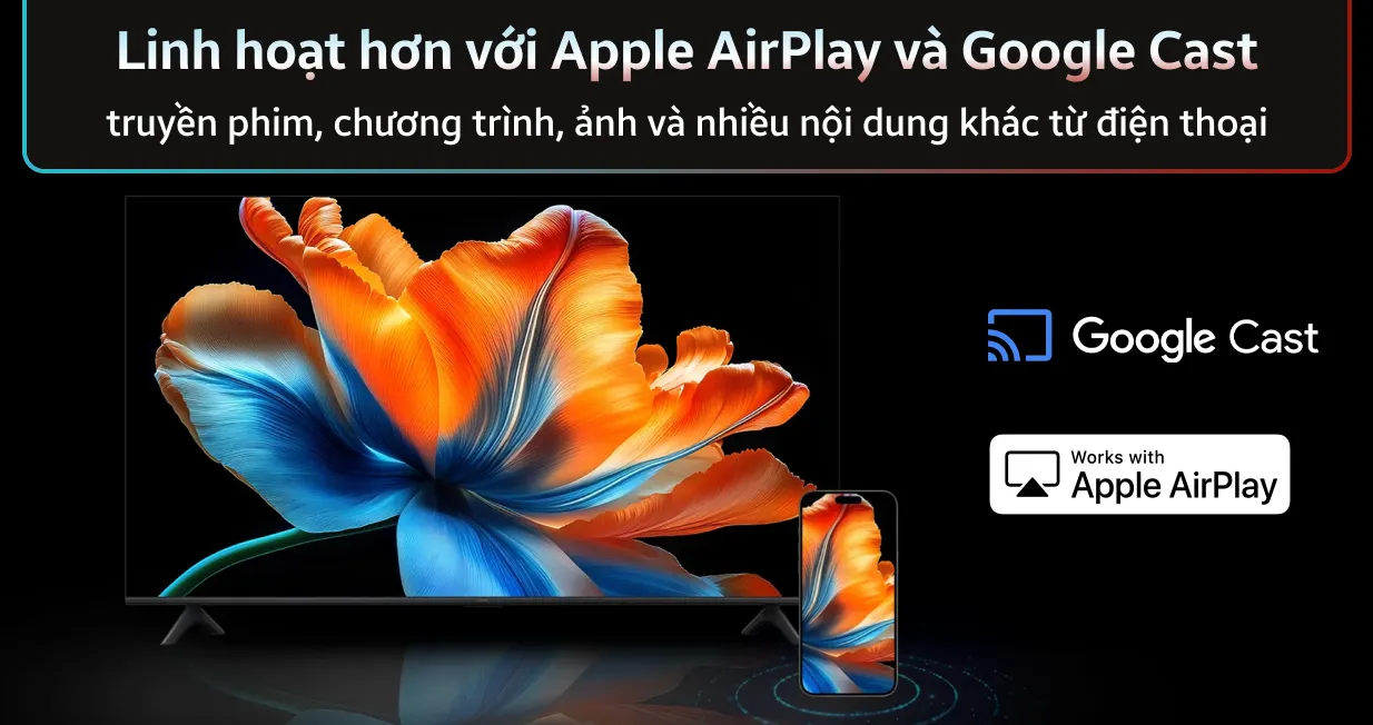 Google Tivi Xiaomi S Mini Led 4K 55 inch 2026 — ảnh 8