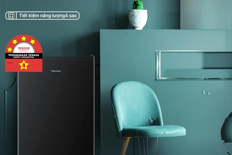 Tủ lạnh Hisense HR09DB êm ái và tiết kiệm điện khi sử dụng