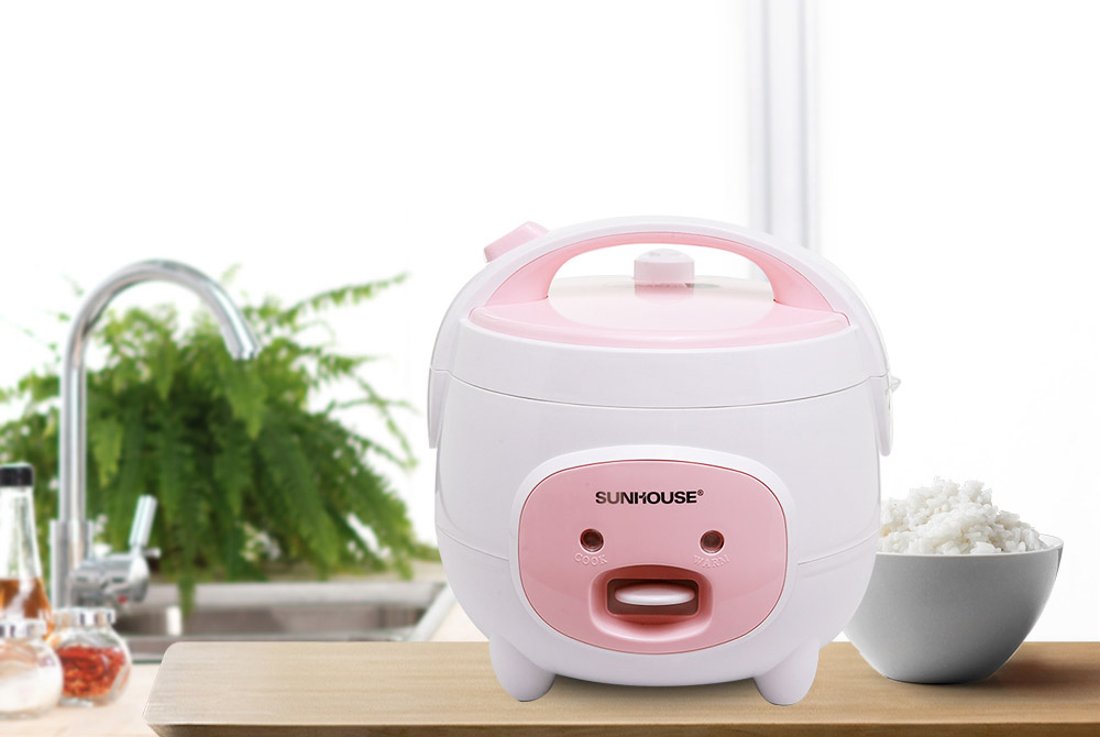Vỏ nồi cơm điện Sunhouse SHD8217W 1.2 lít bằng nhựa PP 