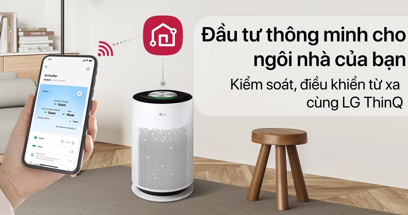 Máy lọc không khí LG Puricare 360 Hit AS60GHWG0 — ảnh 9