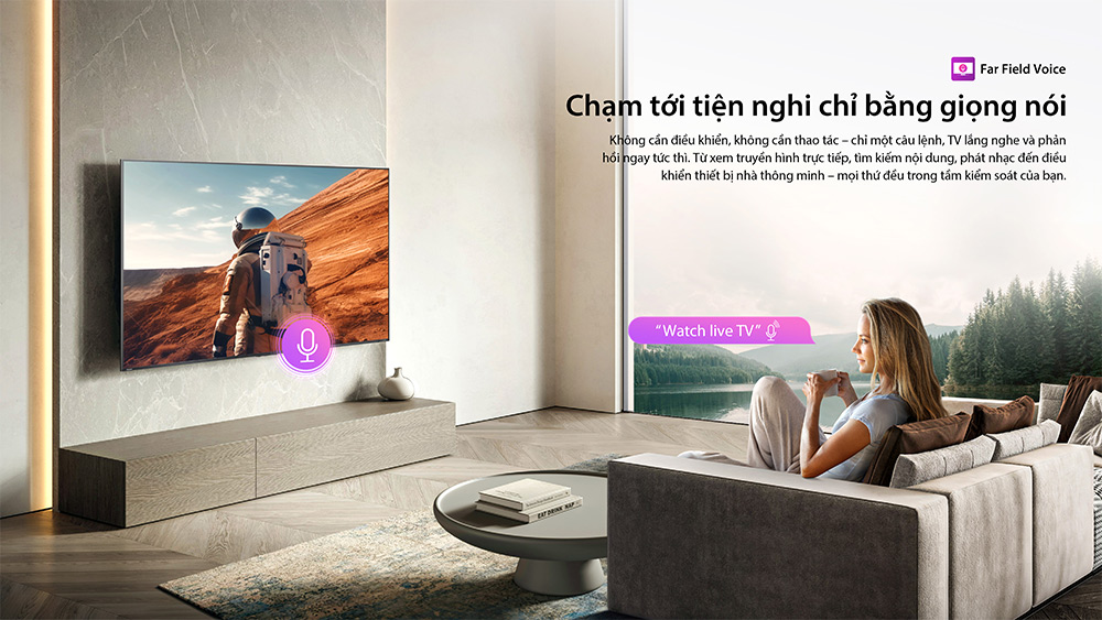 Điều khiển Tivi Mini LED Toshiba AI 4K 55 inch 55Z670RP