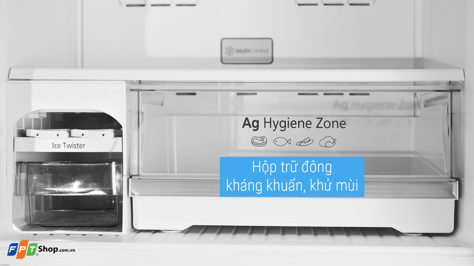 Tủ lạnh Multi Door Panasonic Inverter 550 lít NR-DZ601VGKV — ảnh 6