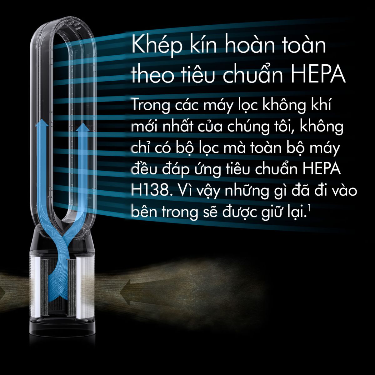 Máy lọc không khí kết hợp quạt Dyson Pure Cool Tower TP10 — ảnh 7