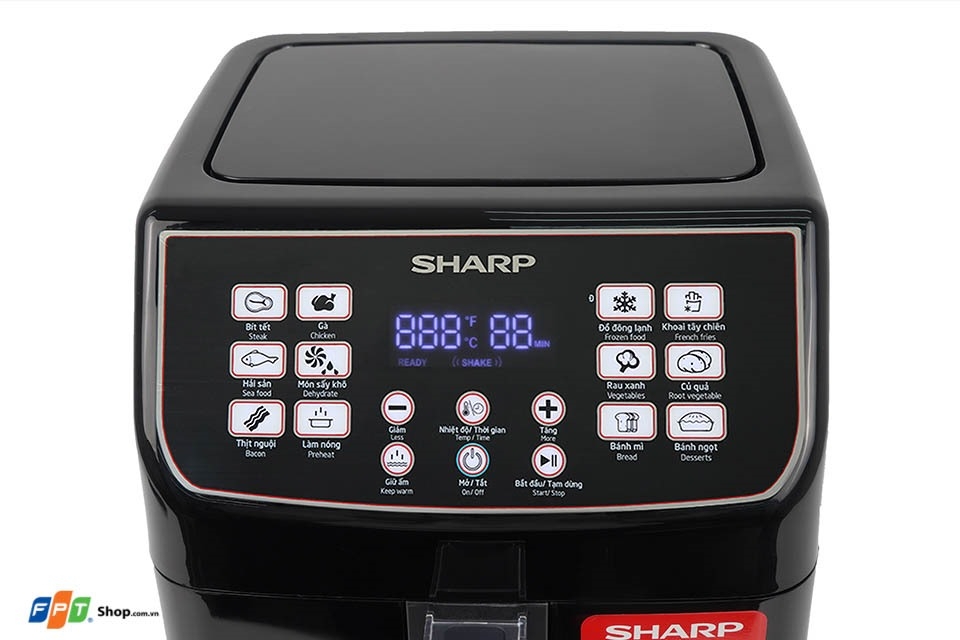 Nồi chiên không dầu Sharp 5.2 lít KF-AF55EV-BK — ảnh 6
