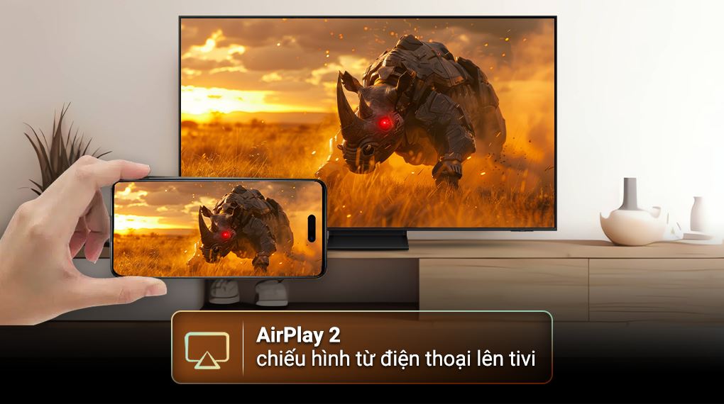 Chiếu hình - Smart Tivi Neo QLED Samsung AI 4K 55 inch QA55QN70F