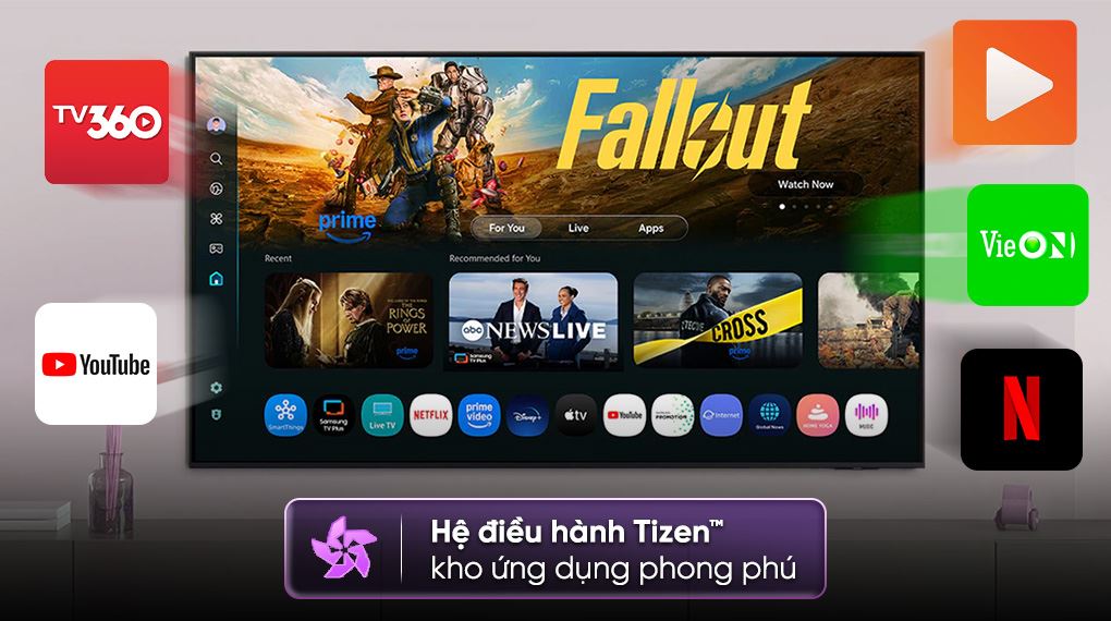 Smart Tivi Crystal UHD Samsung 4K 75 inch UA75U8500F - Hệ điều hành