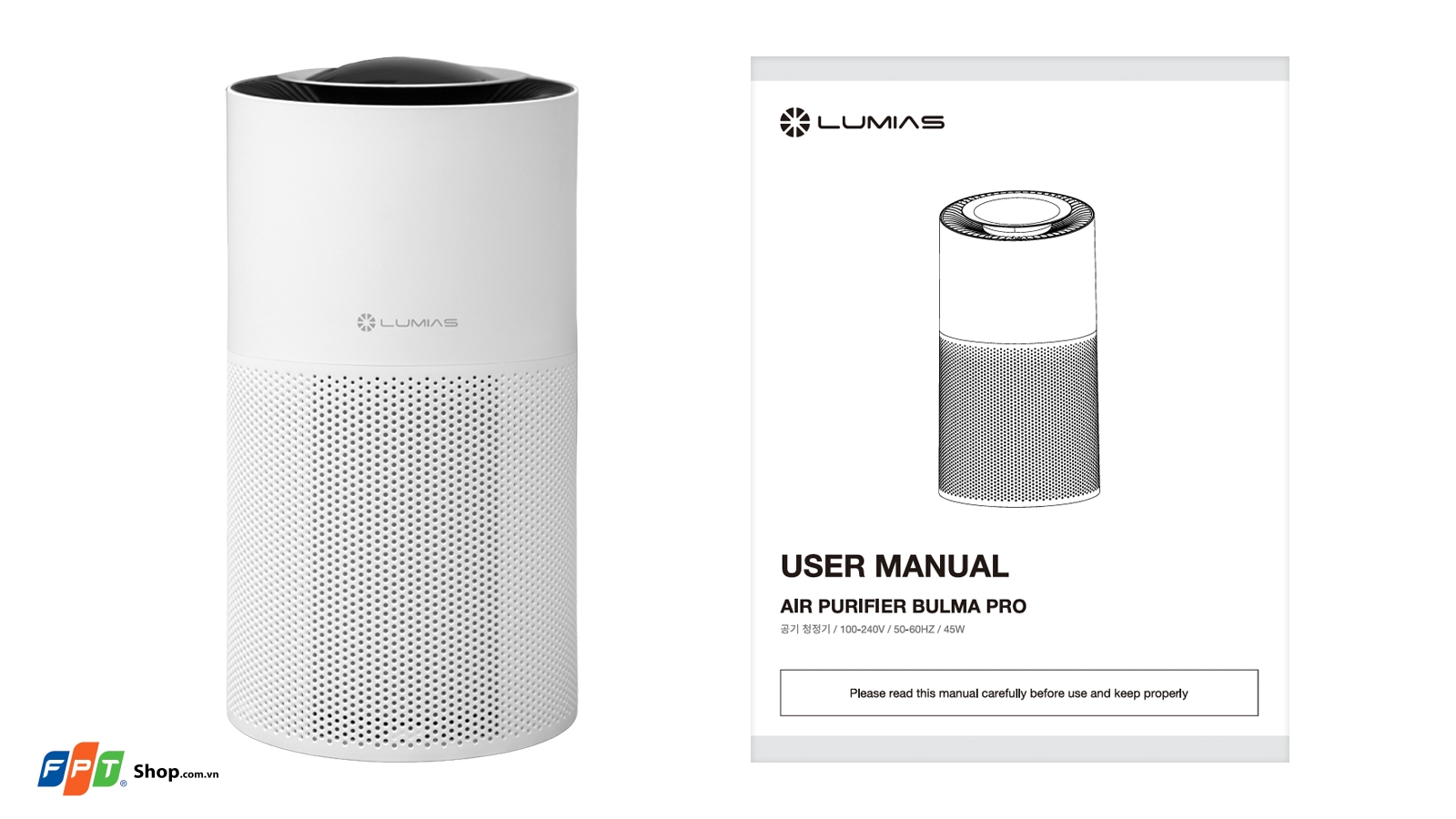 Máy lọc không khí Lumias Bulma Pro 45W — ảnh 7