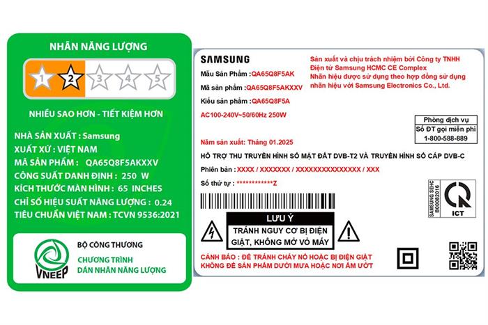 Samsung Smart TV QLED QA65Q8F5 — ảnh 6