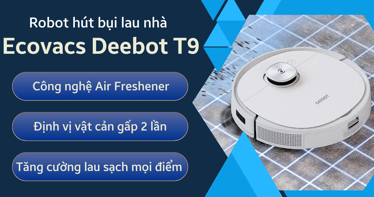 Robot hút bụi lau nhà Ecovacs Deebot T9 — ảnh 2