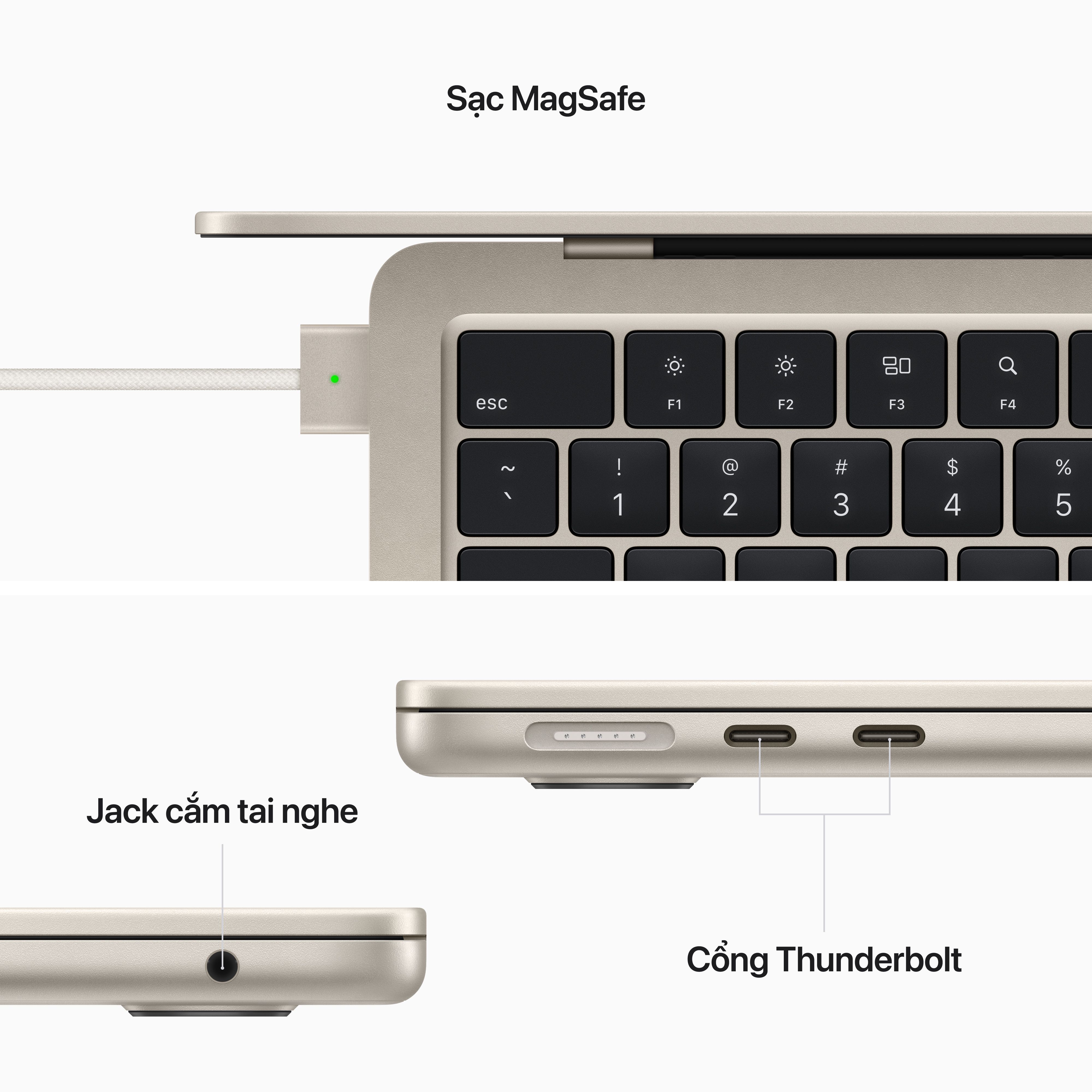 Apple MacBook Air M2 2024 8CPU 8GPU 16GB 256GB I Apple Việt Nam — ảnh 8