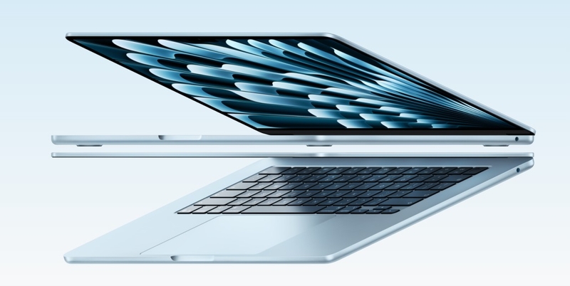 MacBook Air M5 màu xanh
