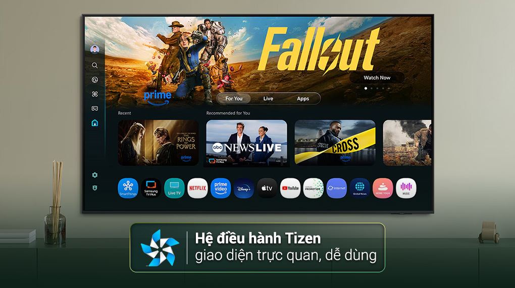 Smart Tivi Neo QLED Samsung AI 4K 55 inch QA55QN80F - Hệ điều hành