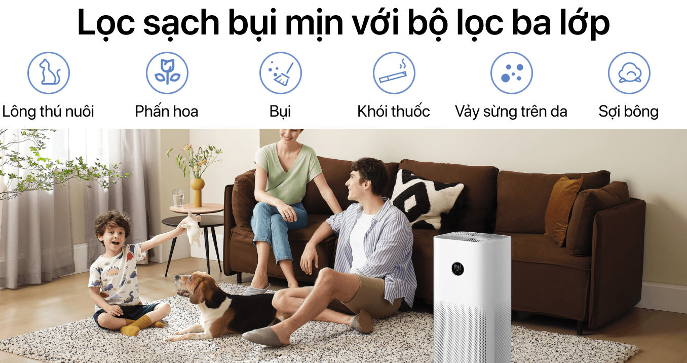 Máy lọc không khí Xiaomi Air Purifier 4 Pro — ảnh 8