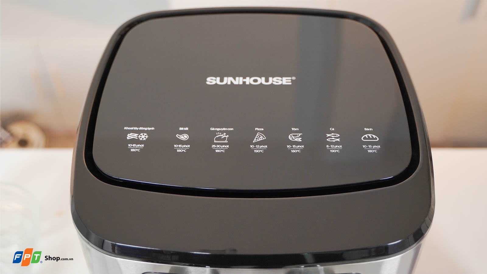 Nồi chiên không dầu điện tử Sunhouse 9 lít SHD4082 — ảnh 9