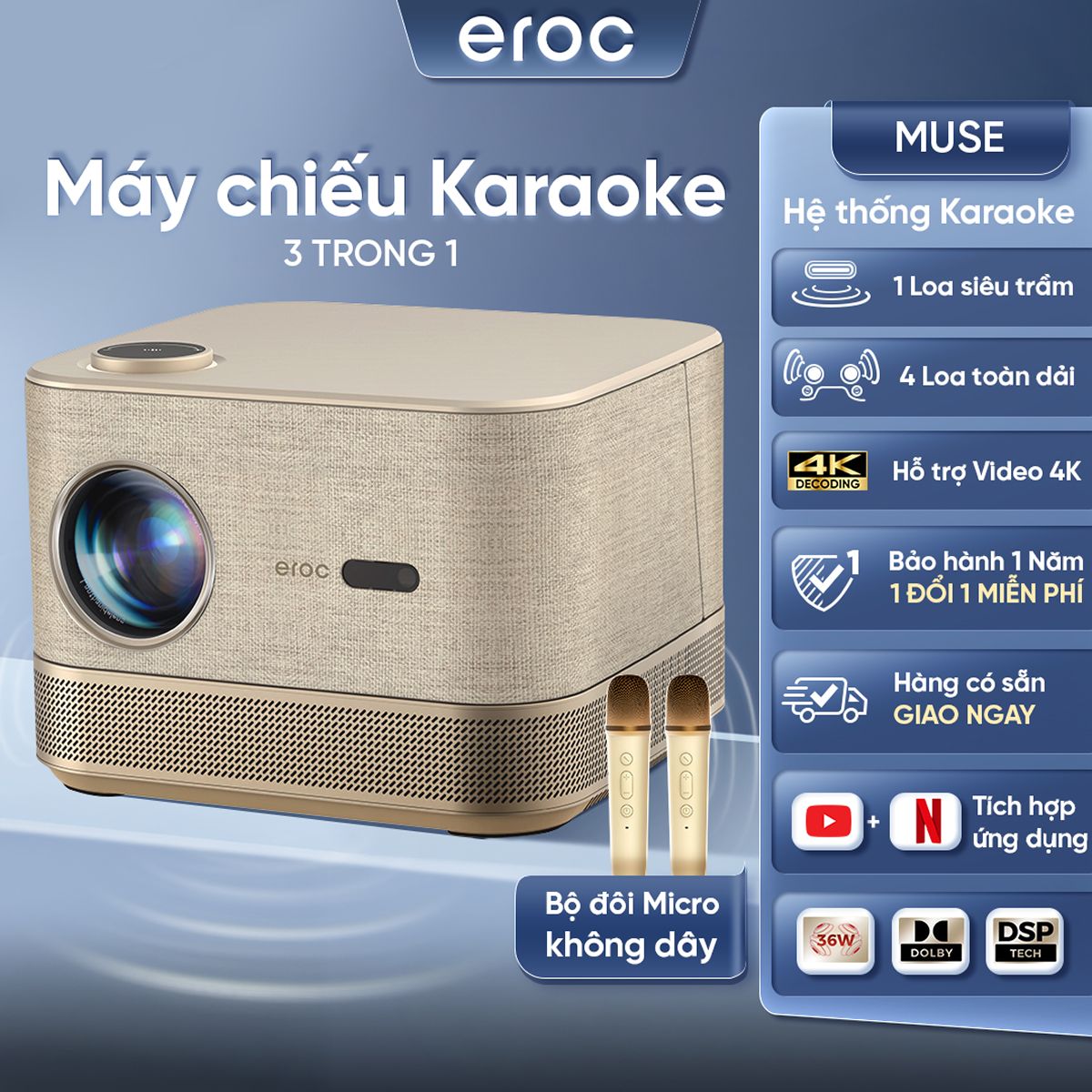 Máy chiếu Eroc Muse — ảnh 9
