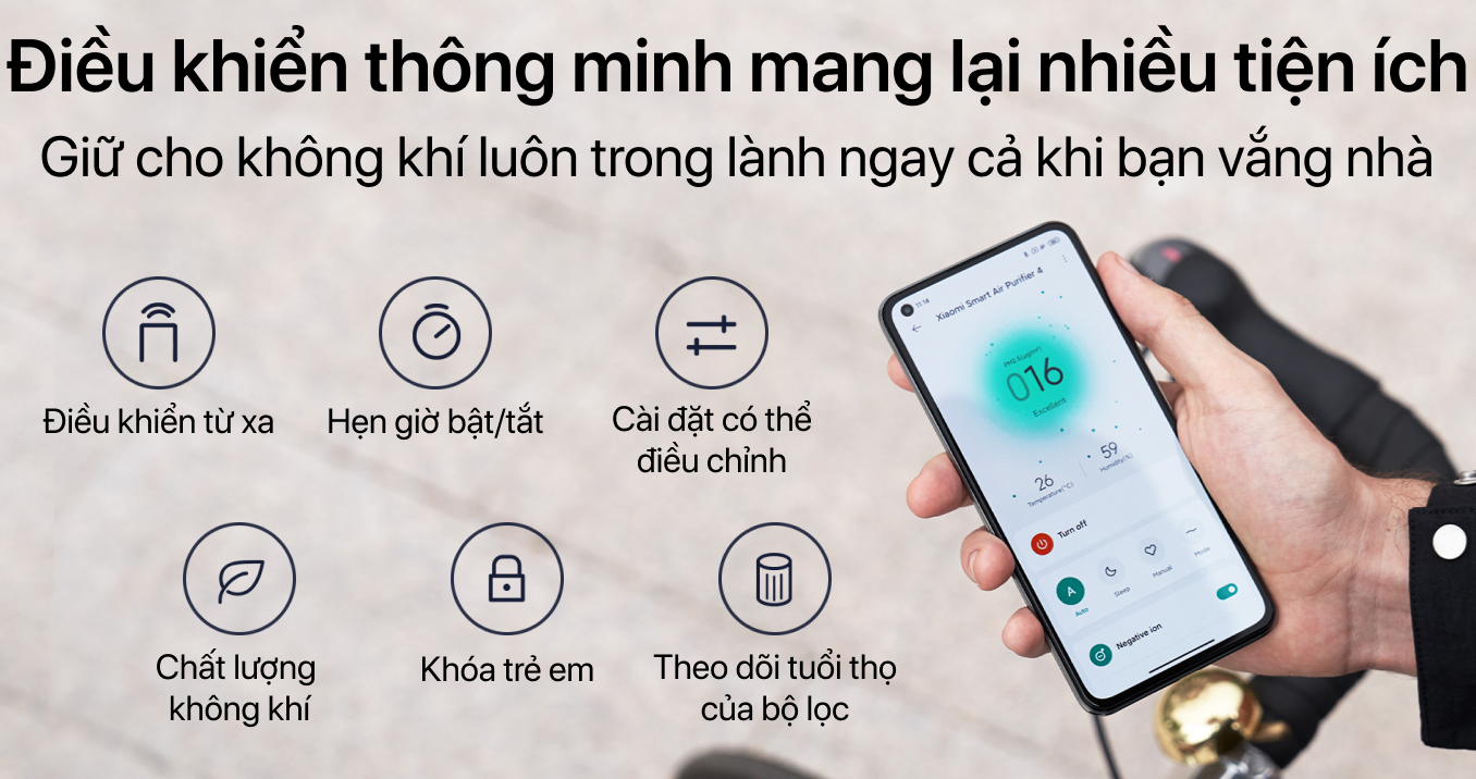 Máy lọc không khí Xiaomi Air Purifier 4 Compact — ảnh 10
