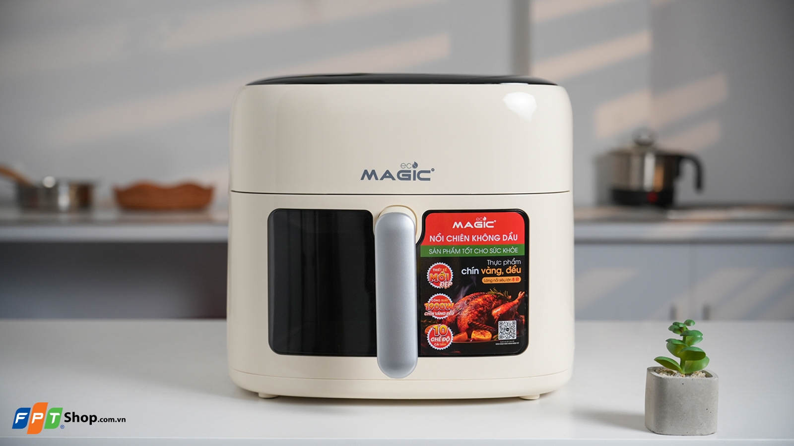 Nồi chiên không dầu điện tử Magic Eco 8 lít AC-164 — ảnh 3
