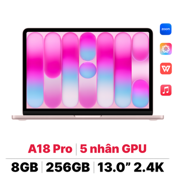 MacBook Neo 13 inch A18 Pro 2026 6CPU 5GPU 8GB 256GB Apple Việt Nam
