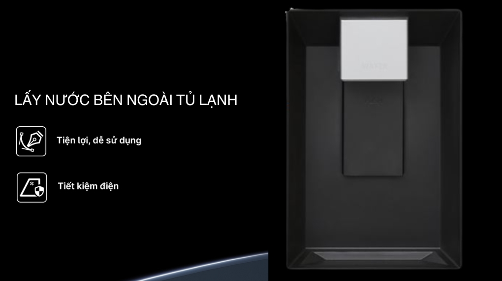 Tủ lạnh Aqua Inverter 569 lít Side by Side AQR-S633XA(WSL) - Tiện ích