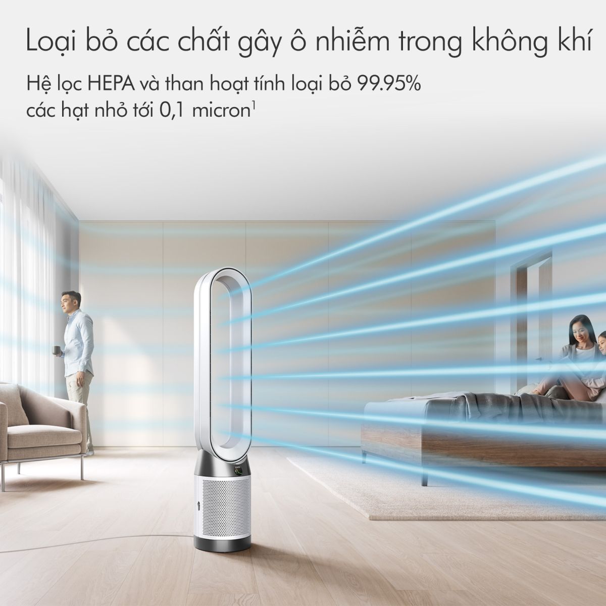 Máy lọc không khí kết hợp quạt Dyson Pure Cool Tower TP10 — ảnh 3