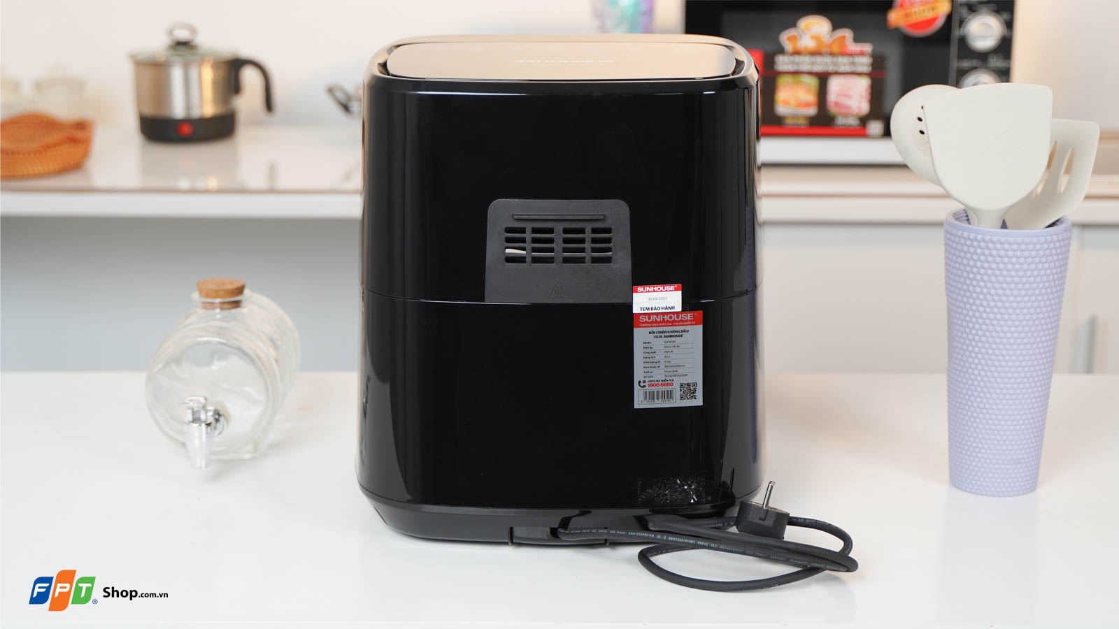 Nồi chiên không dầu điện tử Sunhouse 9 lít SHD4082 — ảnh 7