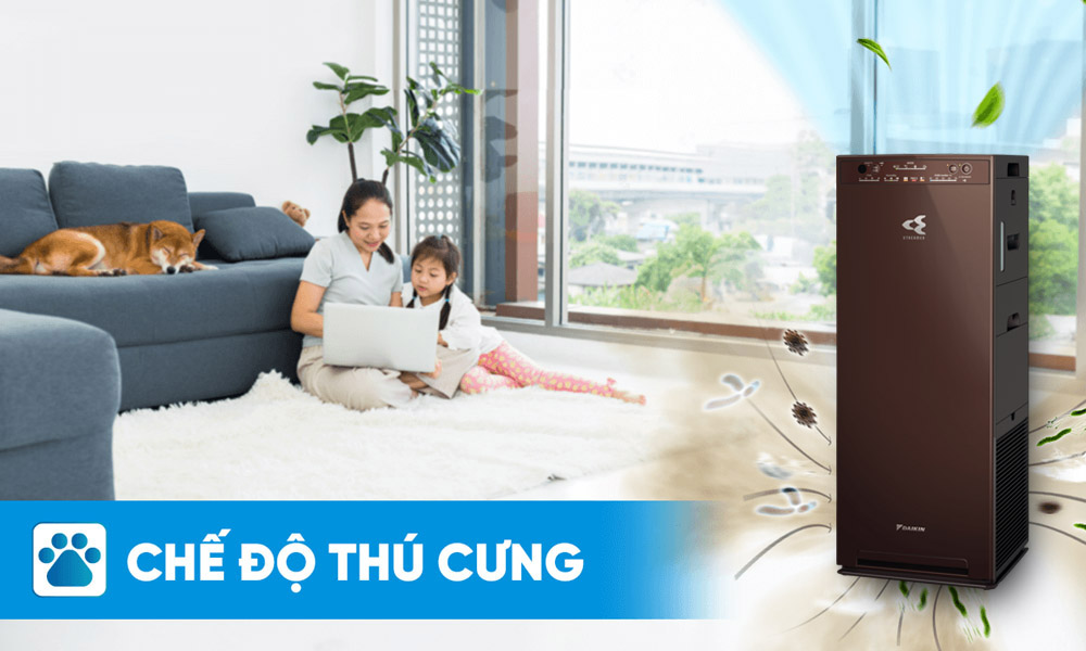 Chế độ thú cưng giúp không gian luôn sạch thoáng, dễ chịu 