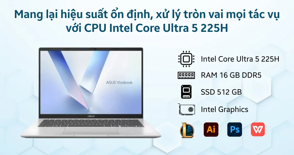 ASUS VivoBook 14 X1407CA-LY008W — ảnh 3