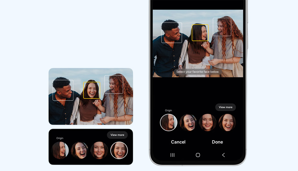 Tính năng Best Face trên Samsung Galaxy A56 5G