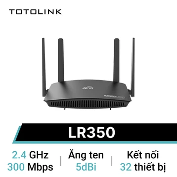 Bộ phát WiFi di động 4G LTE Totolink LR350 — ảnh 1